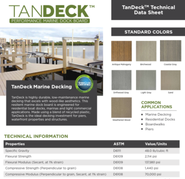 tandeck marine decking tds
