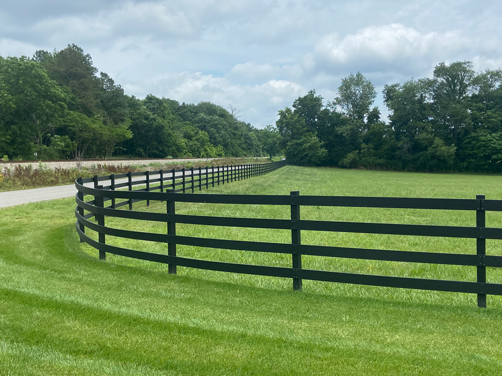 ranch rail fence for horses